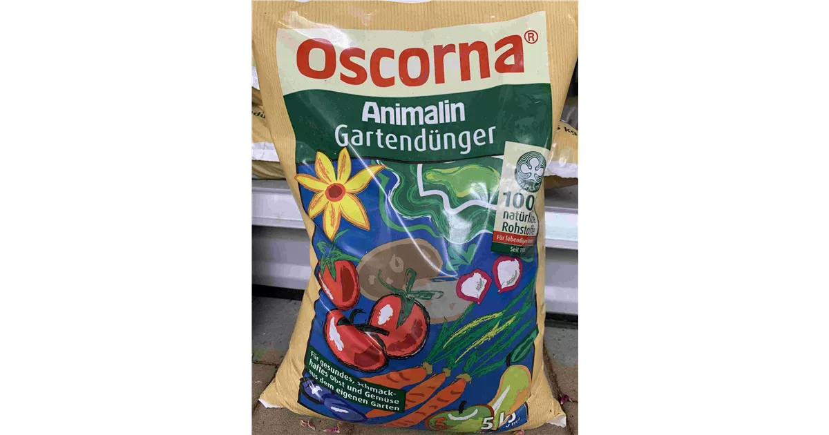Animalin Oscorna Dnger Oscorna Animalin Gartendnger 5 Kg  Organischer  BIO-Naturdnger Fr Gemse, Obst & Blumen Fr Alle Pflanzen