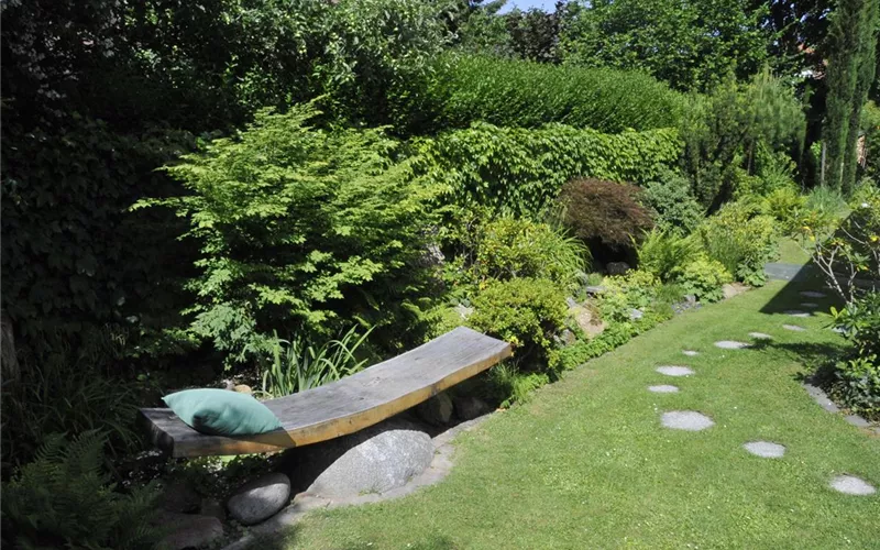 Gemauerte Gartenmöbel